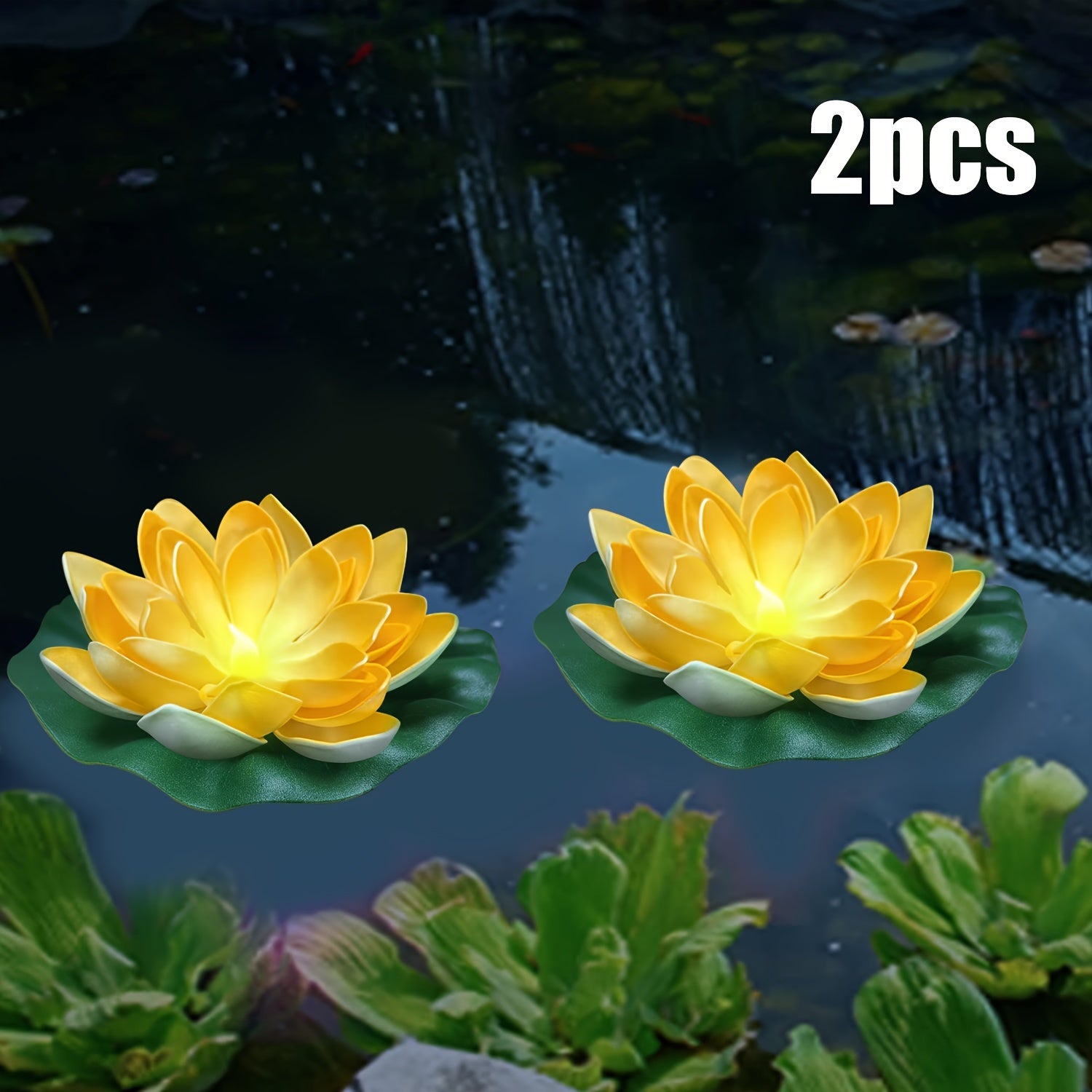 SolarLily - Decorative Lotus-Shaped Solar LED Lanterns in 3 Colors