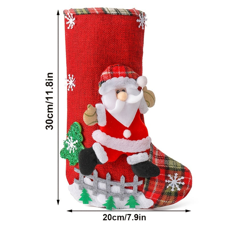FestiveSocks - Set of 4 Christmas Stockings