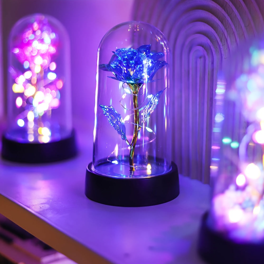 GoldenRose - Elegant Rose Flower Lamp for Gifts and Decoration