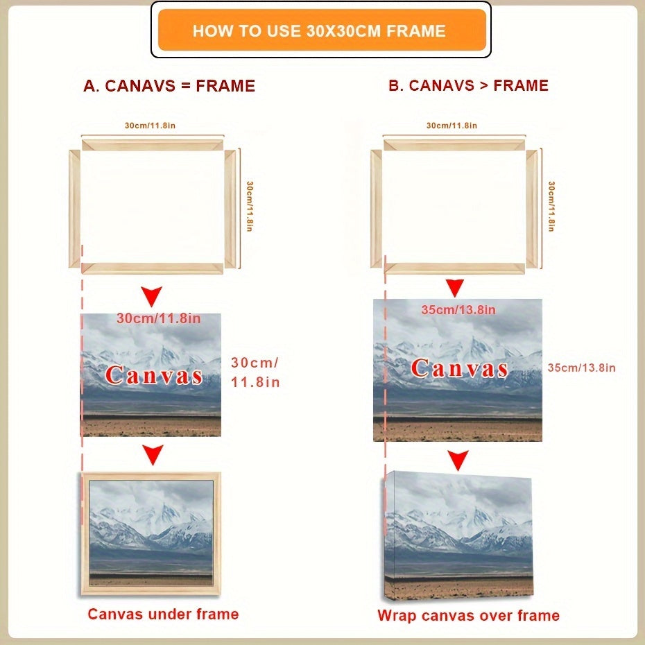Cornice fotografica in legno massiccio fai-da-te per dipinti a olio diamantati e decorazioni da parete - Perfetta per l'arredamento domestico