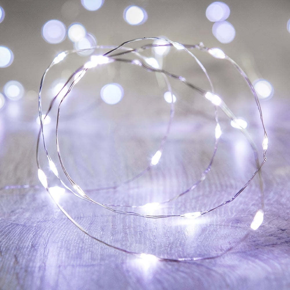 TwinkleWire - Guirnalda de luces LED de cobre USB, decoración multicolor