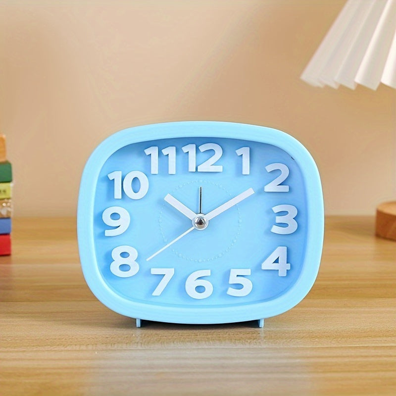 TimeSquare - Compact Square Alarm Clock with 3D Design