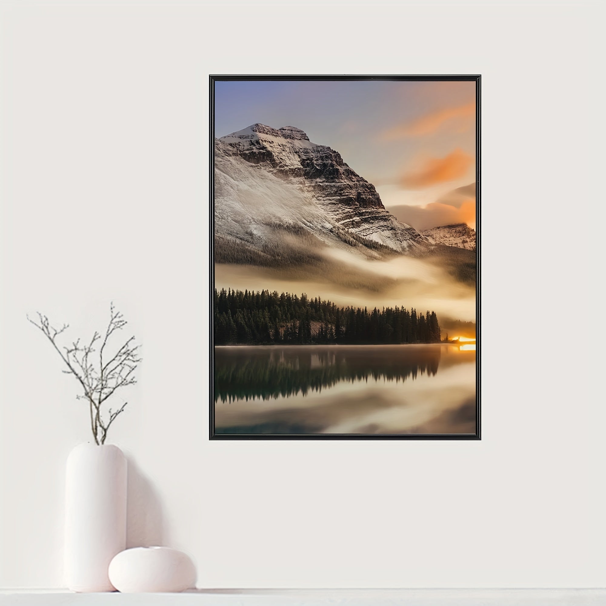 1 piece Photo Frame - Photo Frame for Wall and Table Decoration, Perfect for Art, Birthdays, and Home Decoration, Black, Rectangular