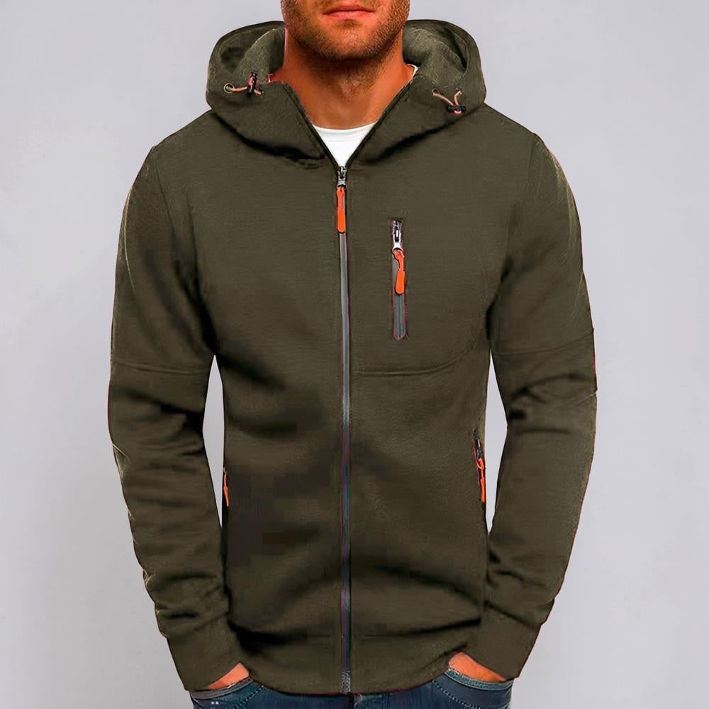 Felpa Con Cappuccio Hoodie Zip-Up Abbigliamento - Image 2