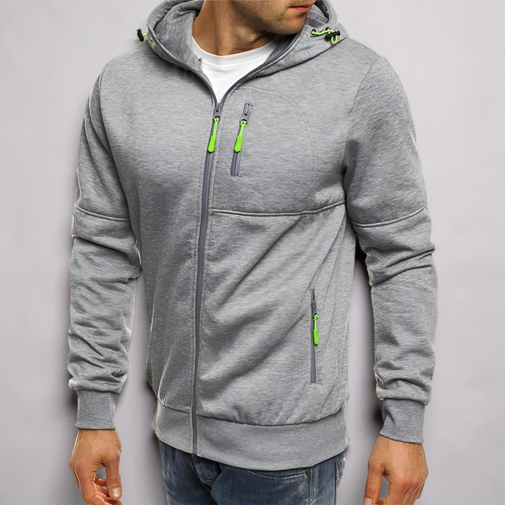 Felpa Con Cappuccio Hoodie Zip-Up Abbigliamento - Image 3