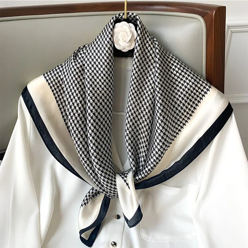 Foulard In Seta Foulard Elegante Design Unico - Image 11