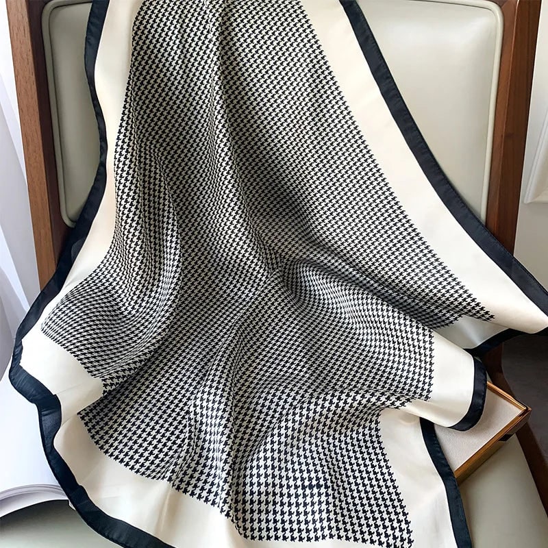 Foulard In Seta Foulard Elegante Design Unico - Image 12
