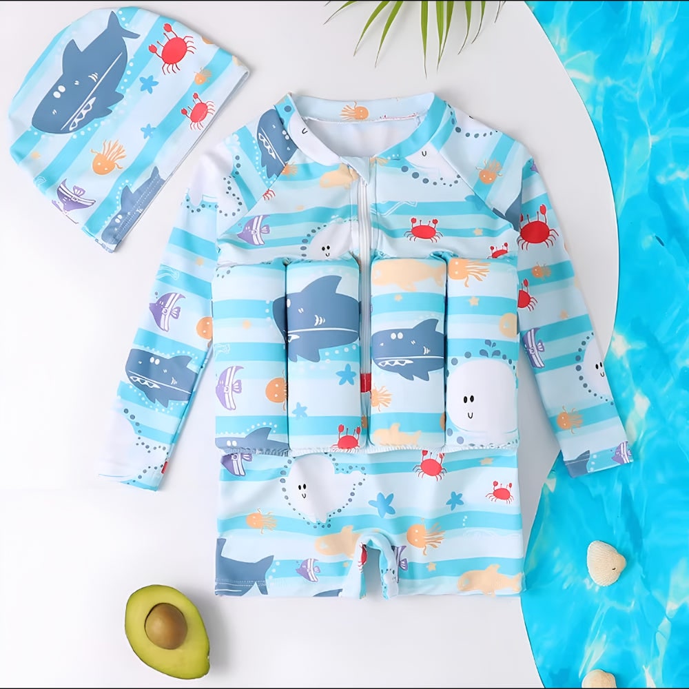 Gilet Nuoto Bambini Salvagente Regolabile Sicuro - Image 3