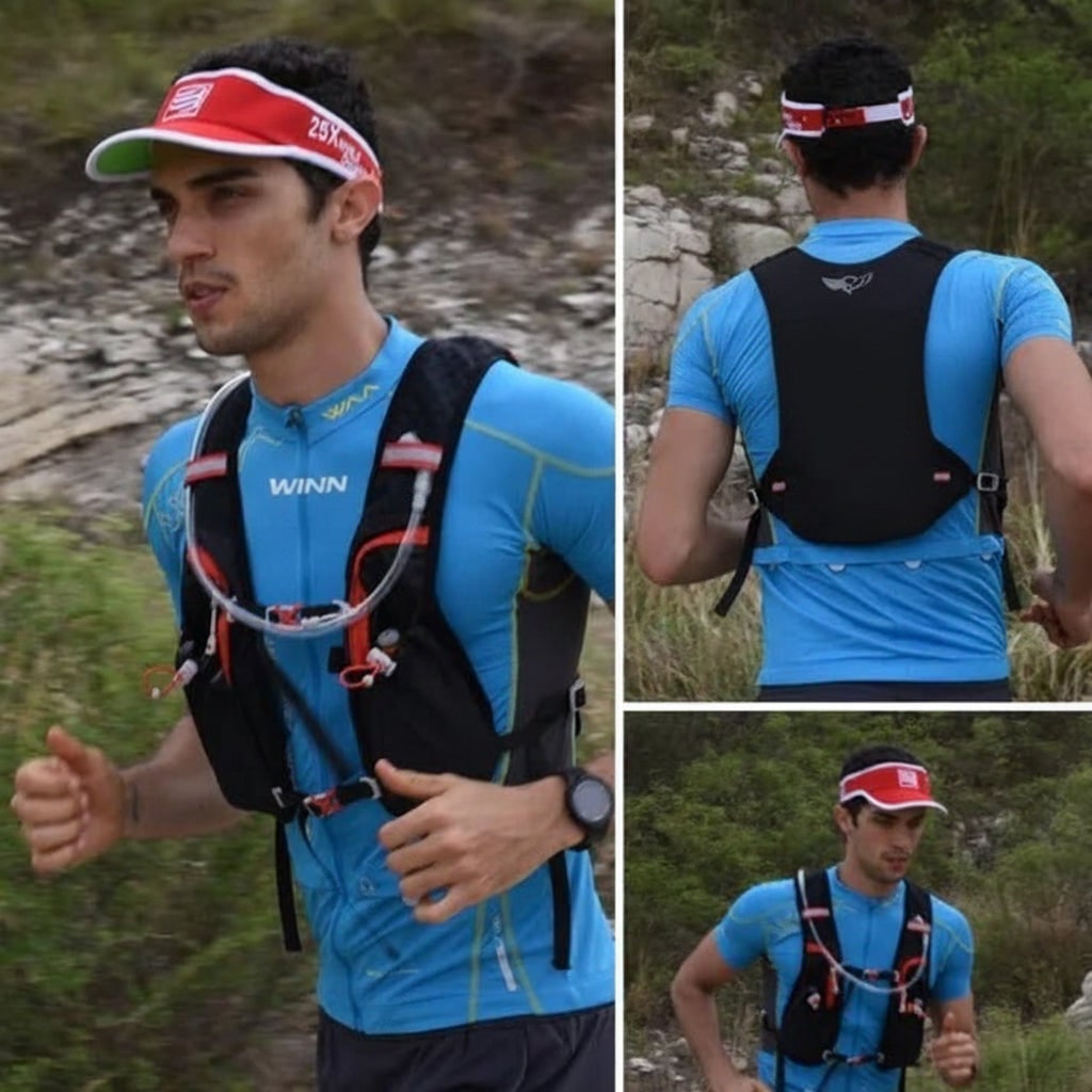 Gilet Running Zaino Idrico Regolabile Mesh Leggero - Image 3