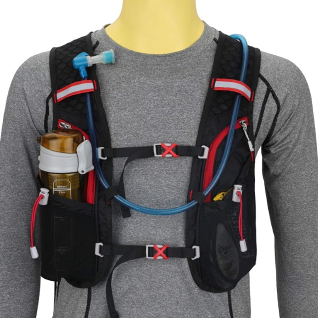 Gilet Running Zaino Idrico Regolabile Mesh Leggero - Image 5