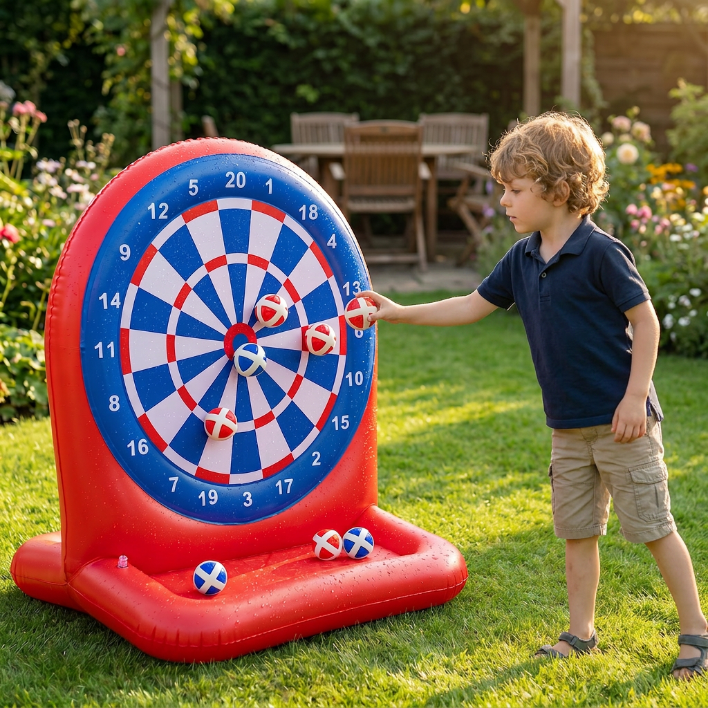 Giocattoli Gioco Freccette Gonfiabile Divertimento All’Aperto - Image 1