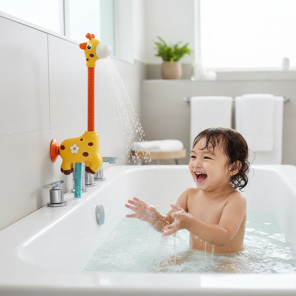 Giocattolo Bagno Giraffa Spruzza Acqua Divertente - Image 4