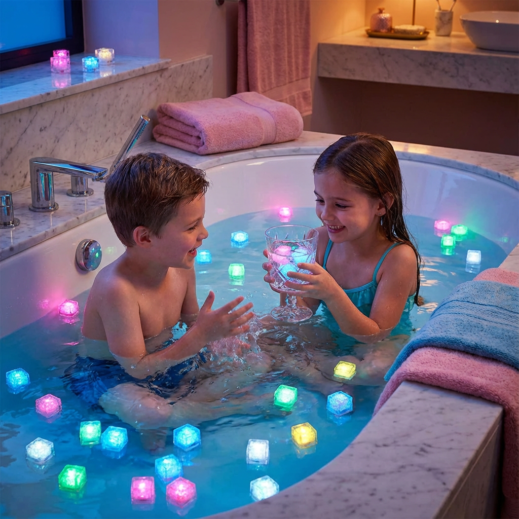 Giocattolo Da Bagno Luminoso Giocattolo Galleggiante Educativi - Image 1