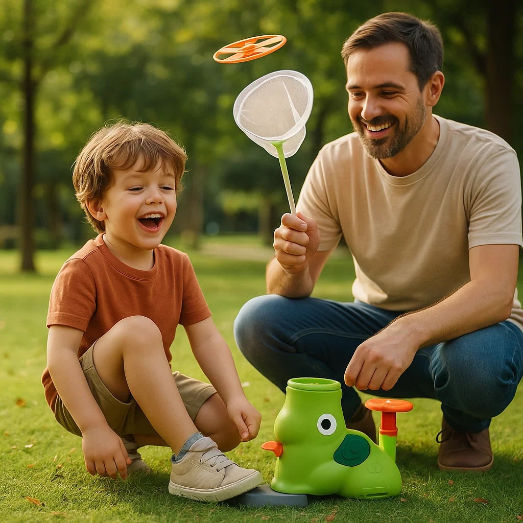 Giocattolo Lanciador Di Dischi Giocattolo Per Bambini Bambini Lancio - Image 7