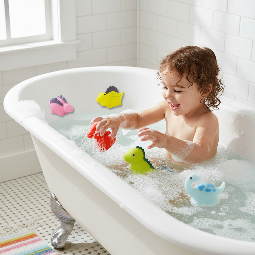 Giochi Bagno Set Dinosauri Divertimento Acqua - Image 1