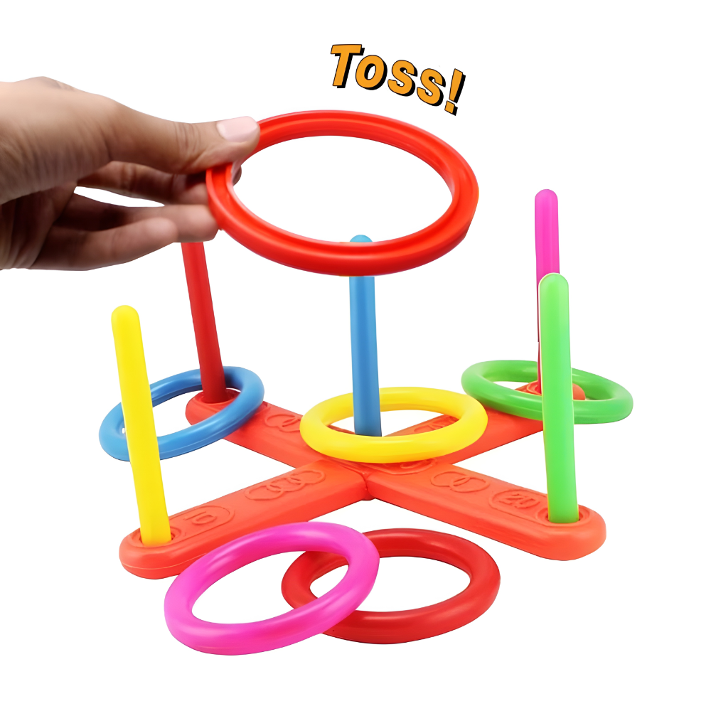 Gioco Anelli Per Picnic Festa Lancio Portatile Inclusivo - Image 2