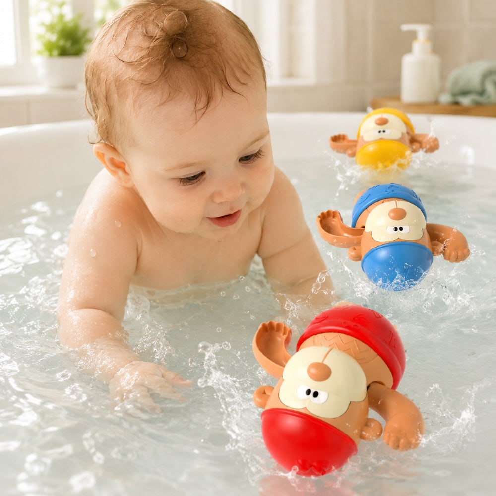 Gioco Bagno Bambini Nuoto Carica Manuale - Image 5