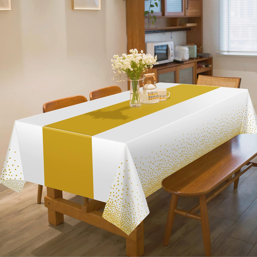 Toalha de Mesa Descartável de Plástico para Festa e Evento