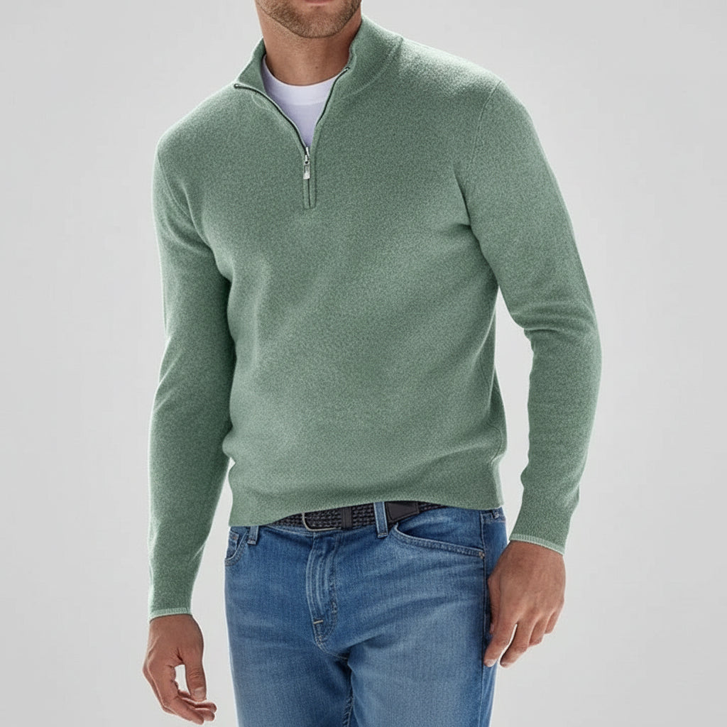 Men's Jumper Zip Knit Casual