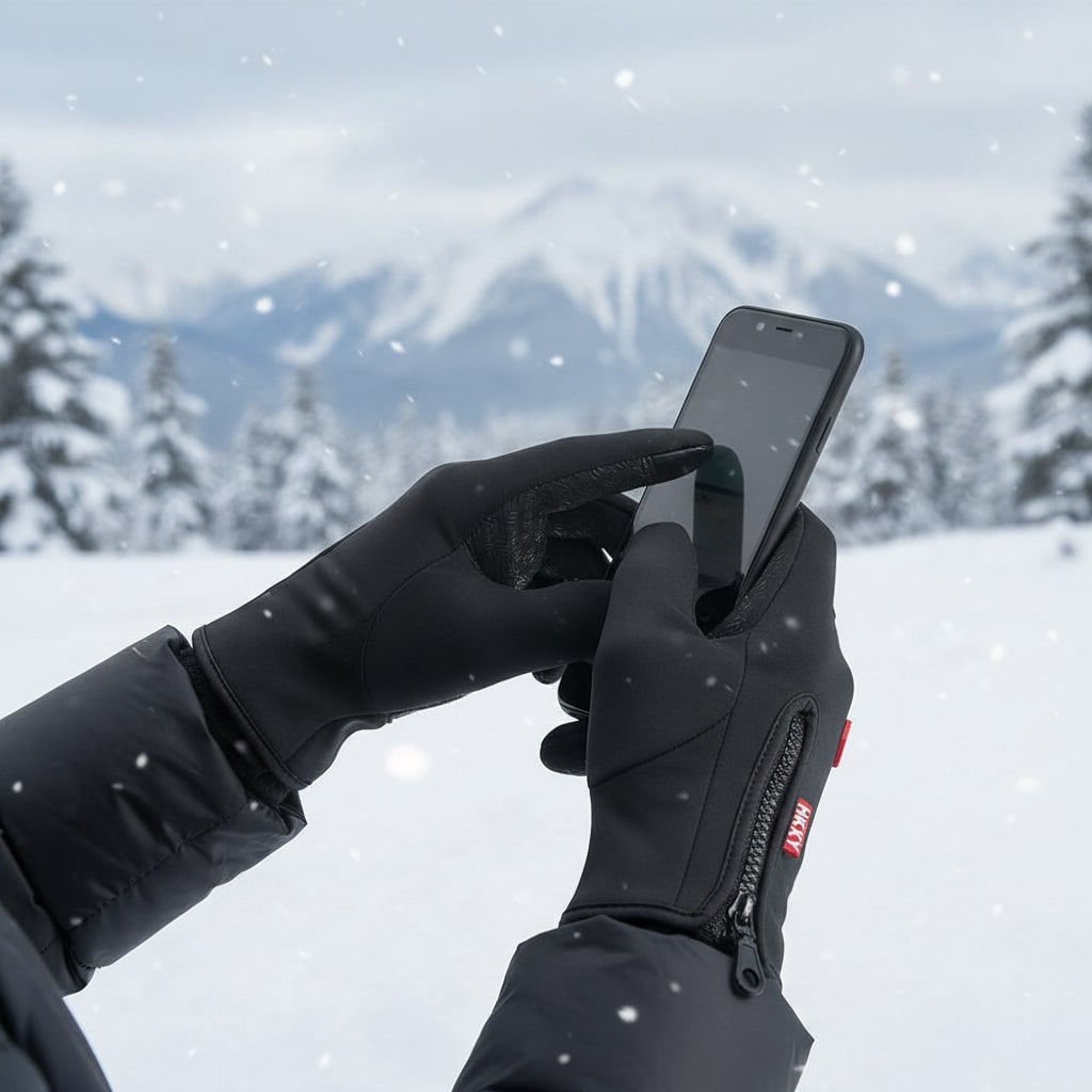 Guanti Invernali Impermeabili Touchscreen Compatibili - Image 2