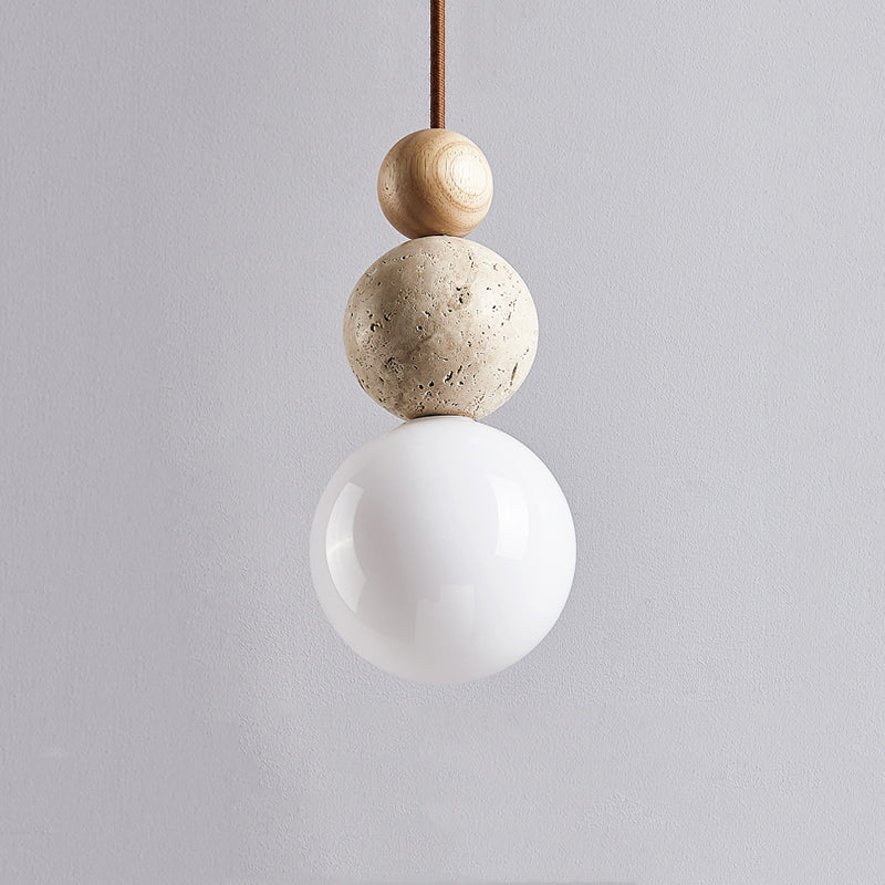OpalLuxe - Moderne Travertin Pendellamp