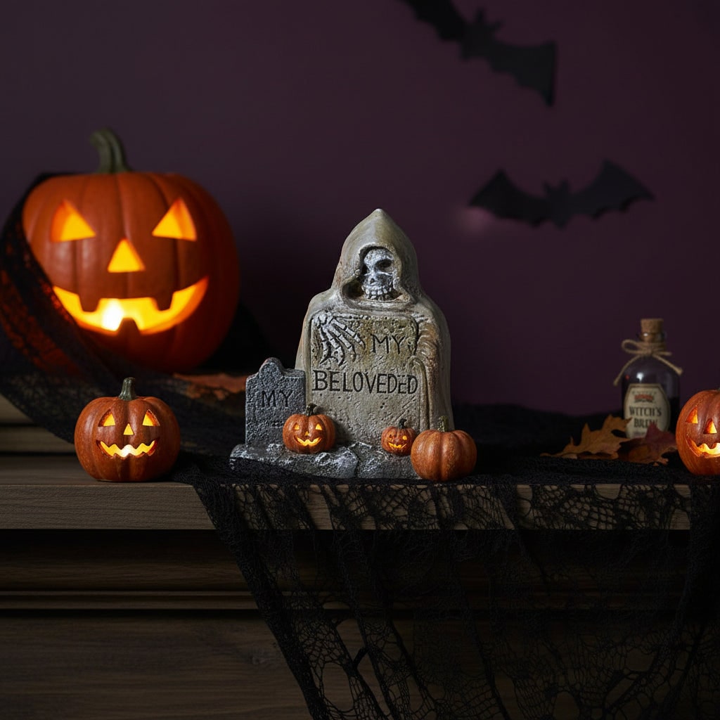 Halloween Accessories Decorazioni Feste Fantasmi Zucche - Image 1