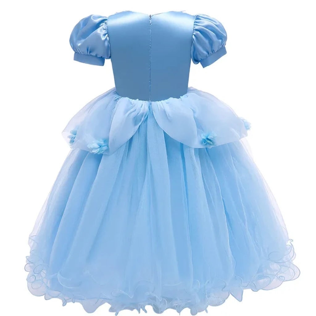 Halloween Costume Bambina Tulle Fiocco Abito Elegante - Image 5