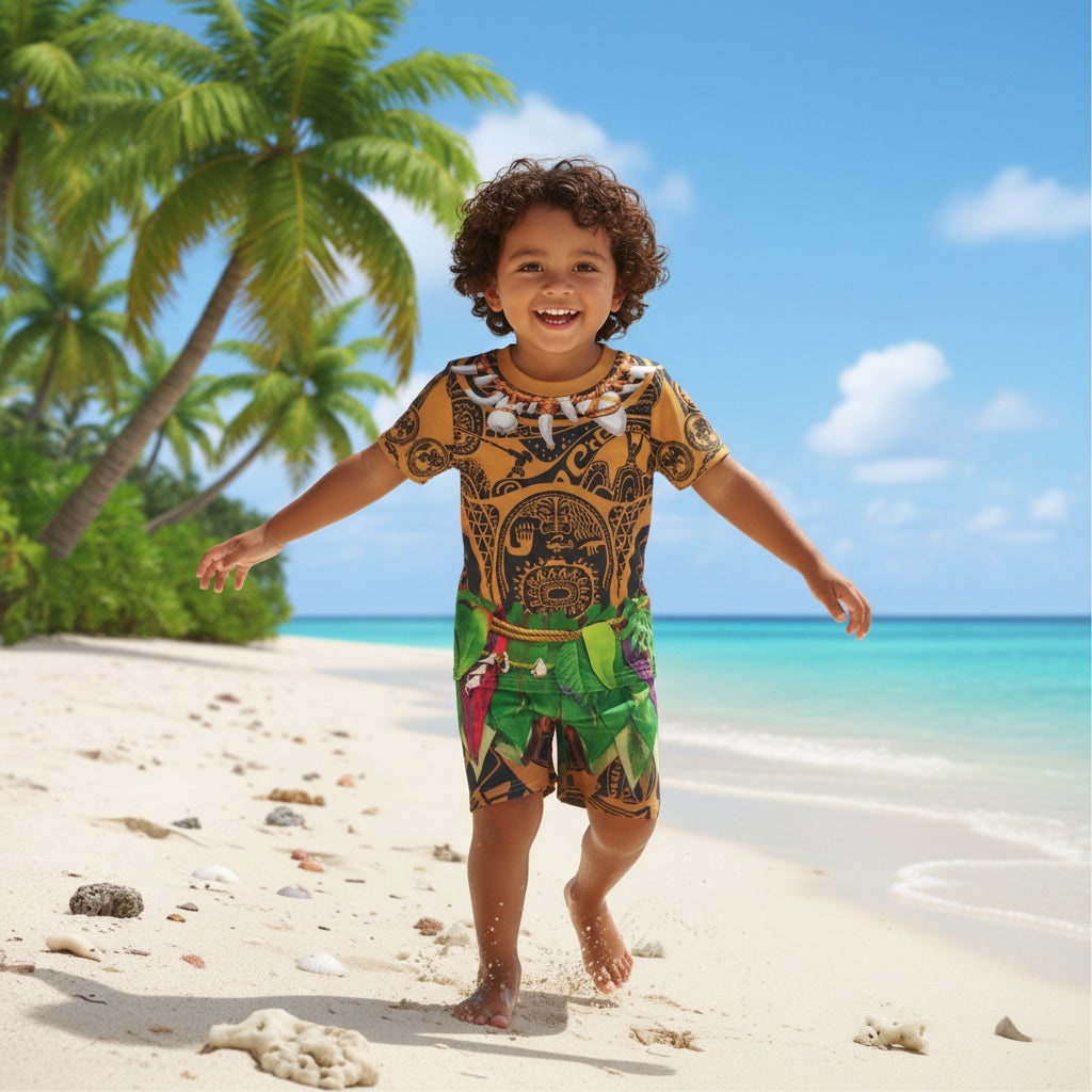 Halloween Costume Bambino Stile Tropicale - Image 1