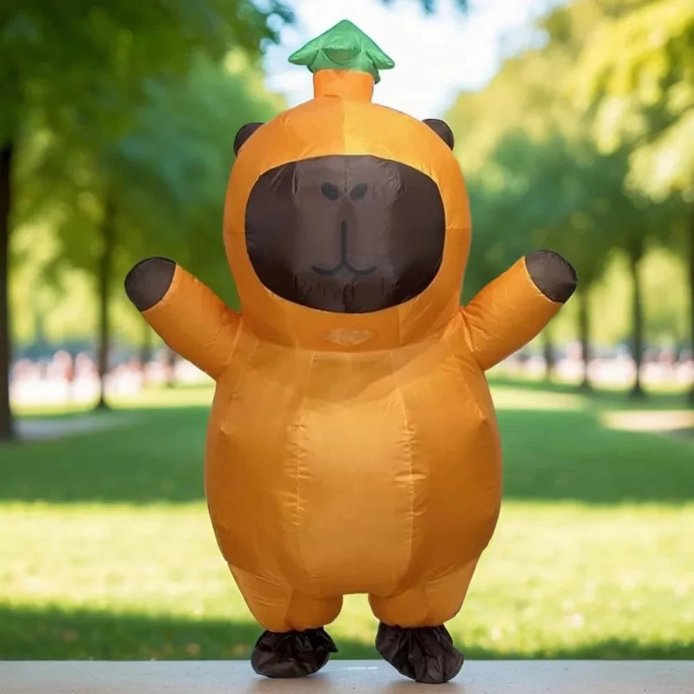 Halloween Costume Gonfiabile Orso Foglia - Image 1