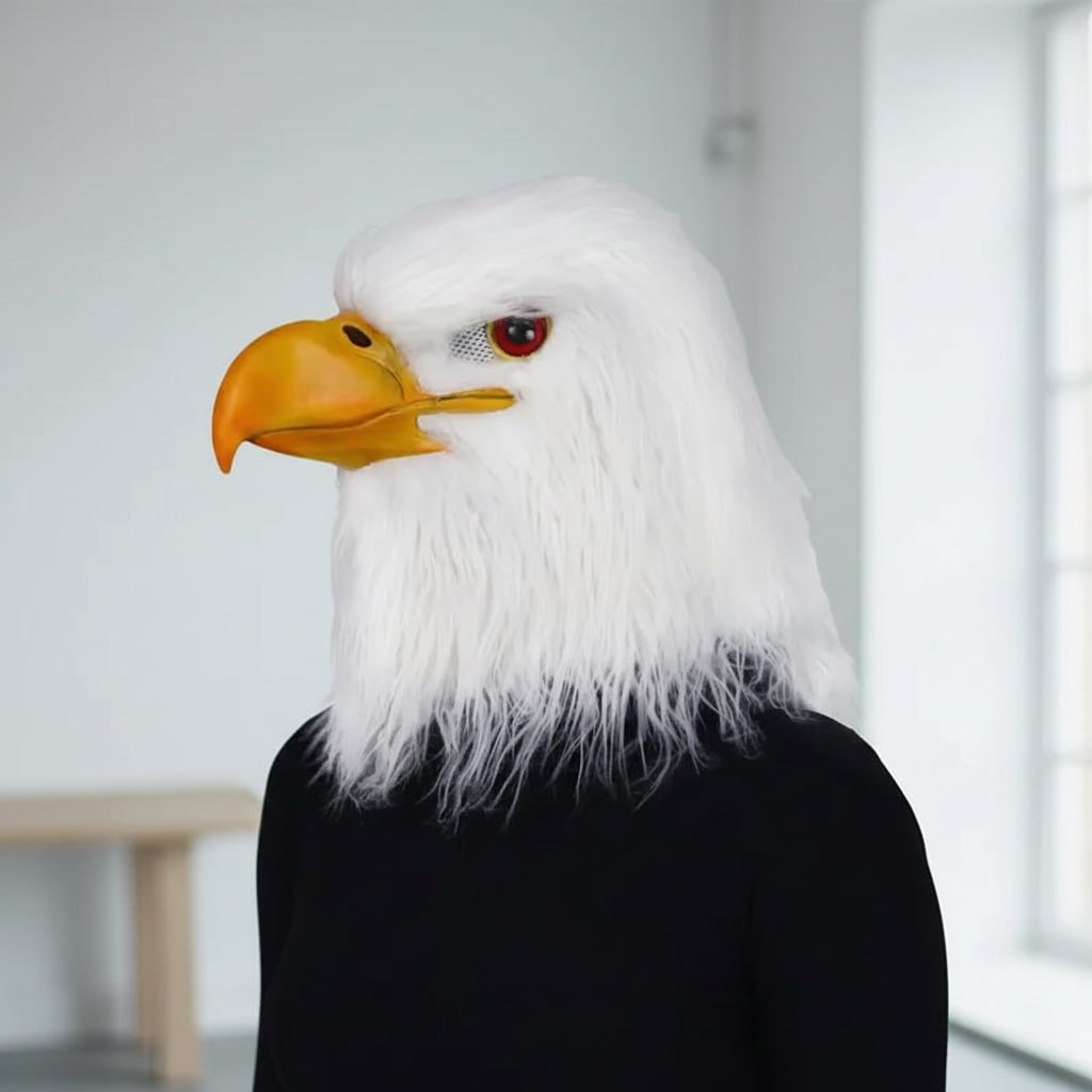 Halloween Costume Maschera Animale Aquila - Image 1