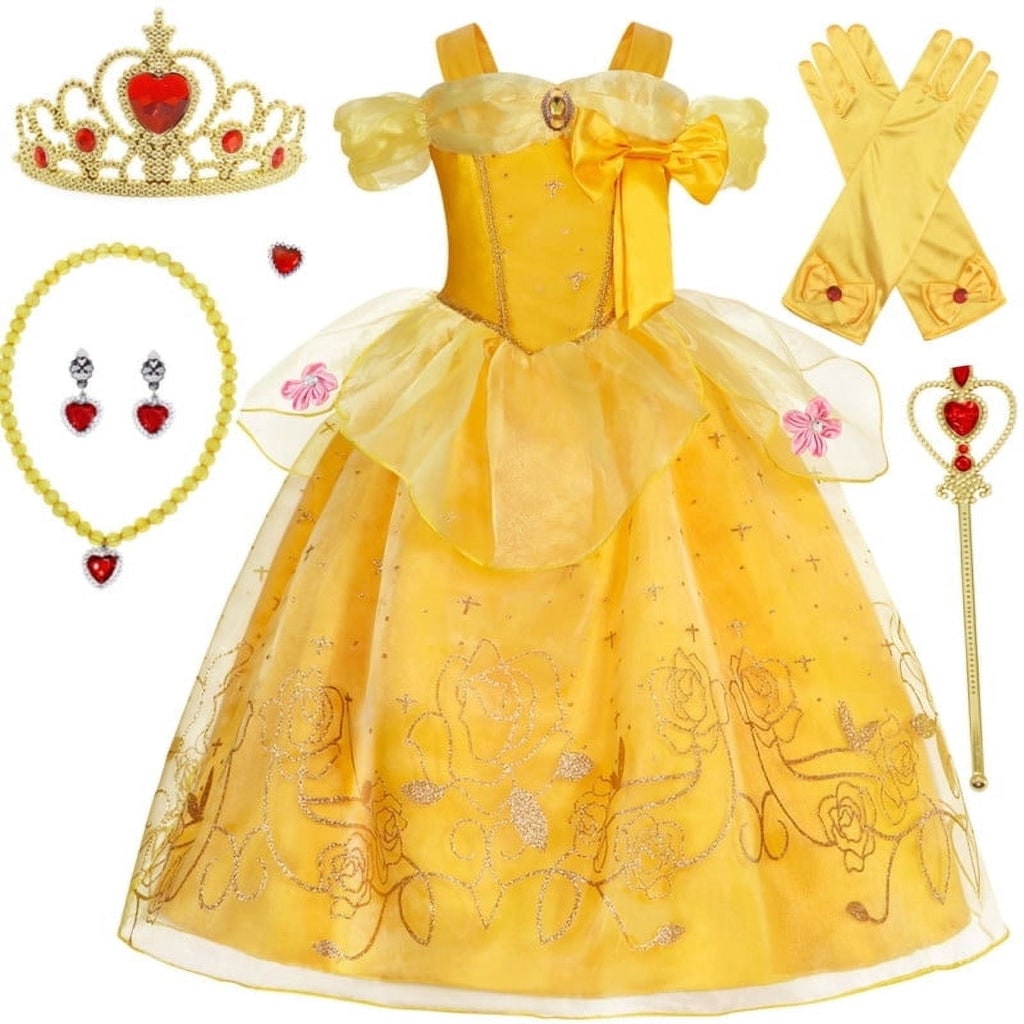Halloween Costume Principessa Abito Festa Bambini - Image 2