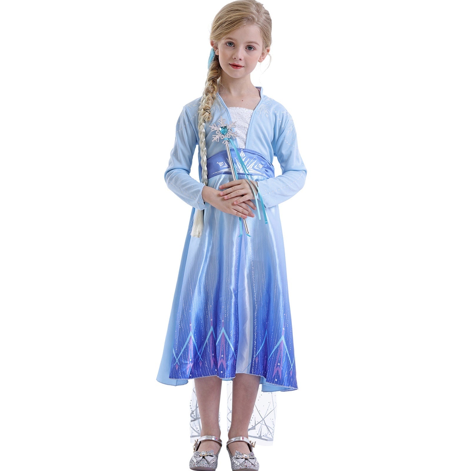 Halloween Costume Principessa Bambina Abito Tulle Glitter Carnevale - Image 3