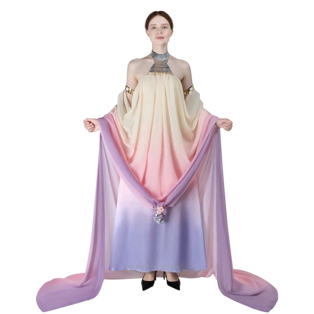 Halloween Costume Principessa Elegante Abito Lungo - Image 4