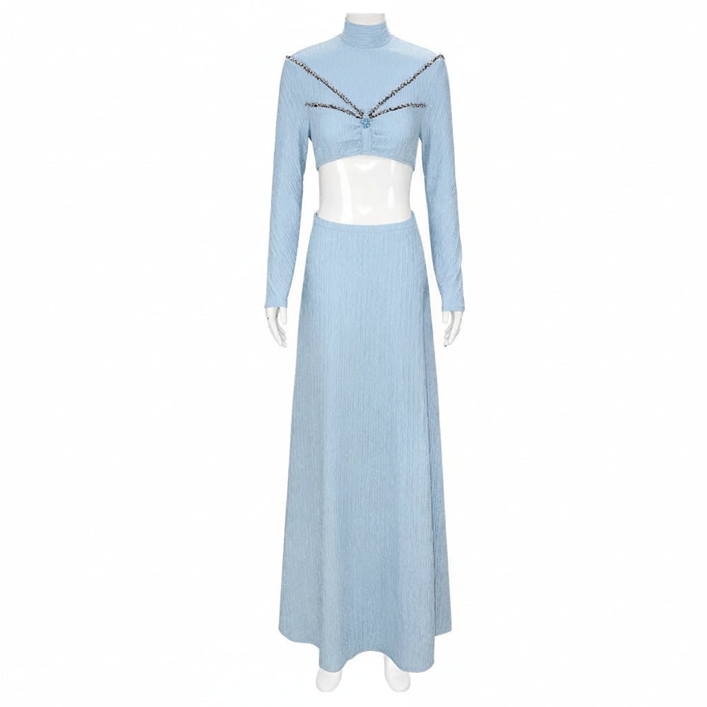 Halloween Costume Principessa Elegante Abito Lungo - Image 4