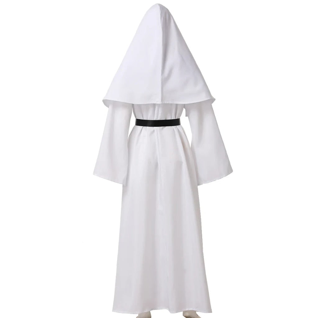 Halloween Costume Suora Abito Completo Cappuccio - Image 5