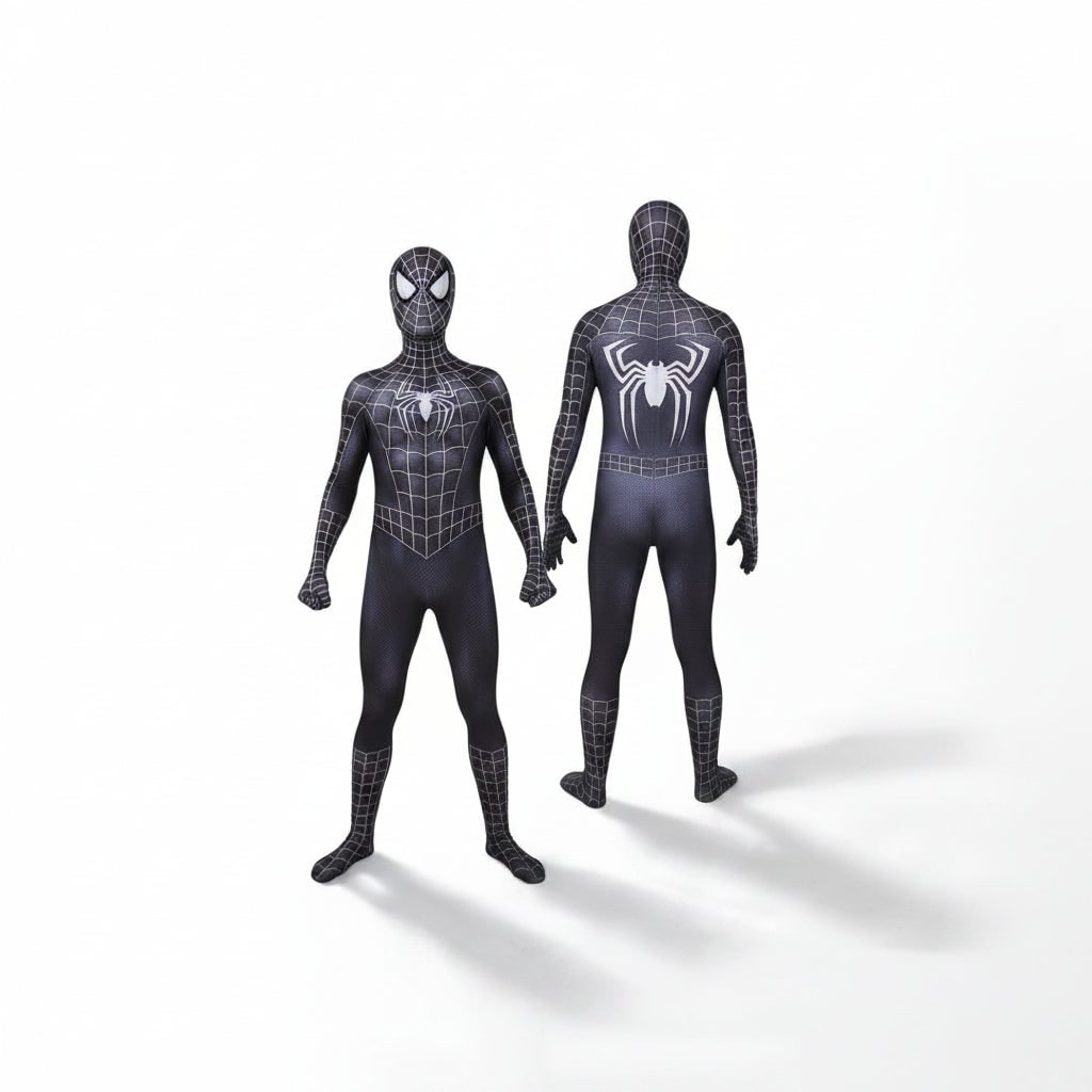 Halloween Costume Supereroe Maschera E Tuta Completa - Image 2