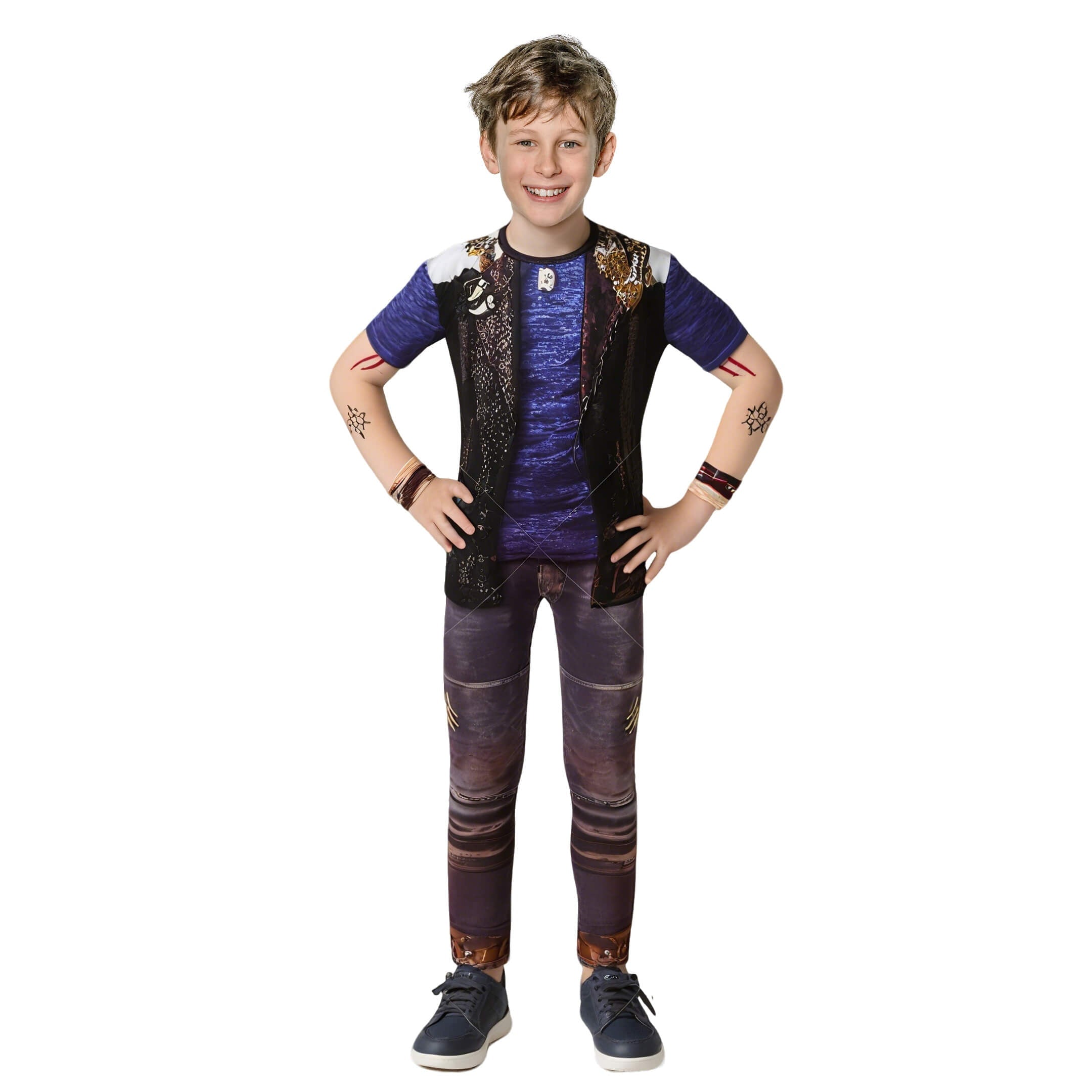 Halloween Costume Zombie Bambini Design Divertente - Image 1