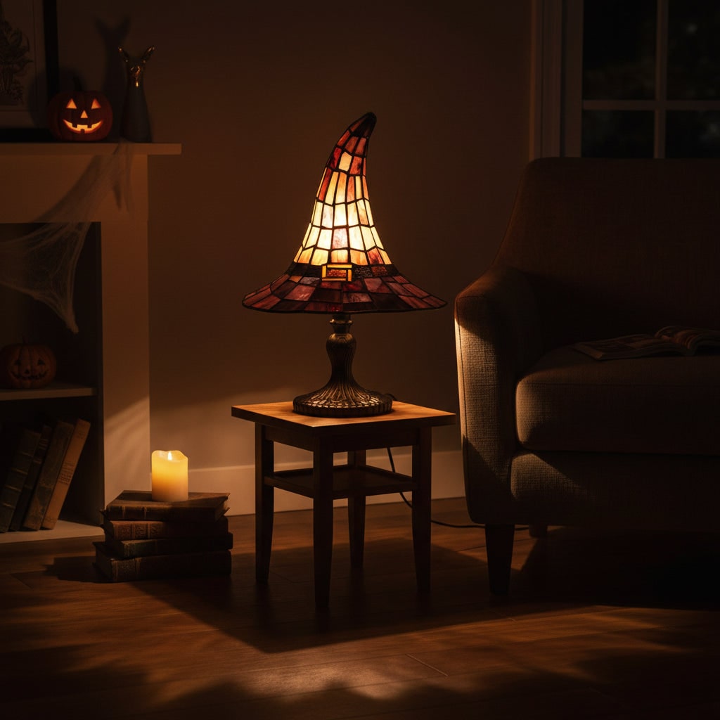 Halloween Decoration Lampada Decorativa Stile Stregonesco - Image 1