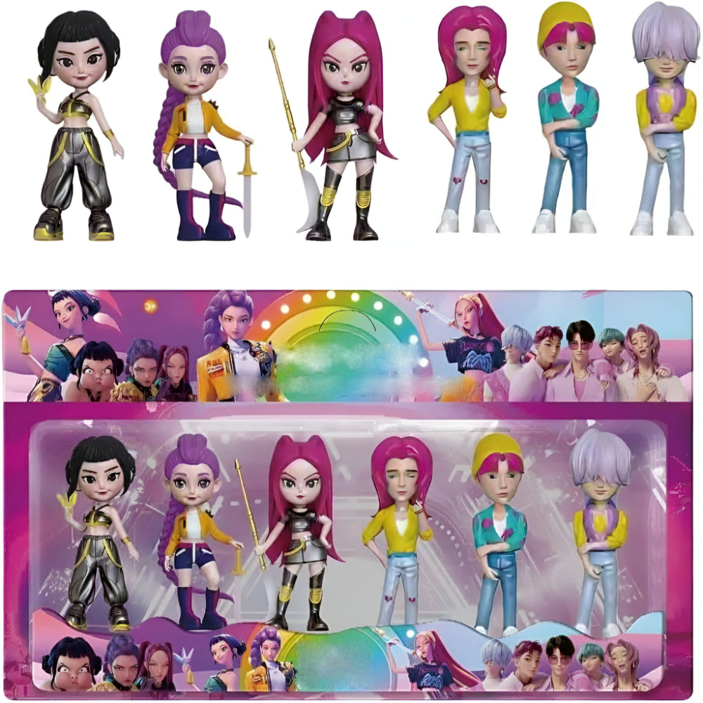 Action Figures Anime Collectible Set Kids Display