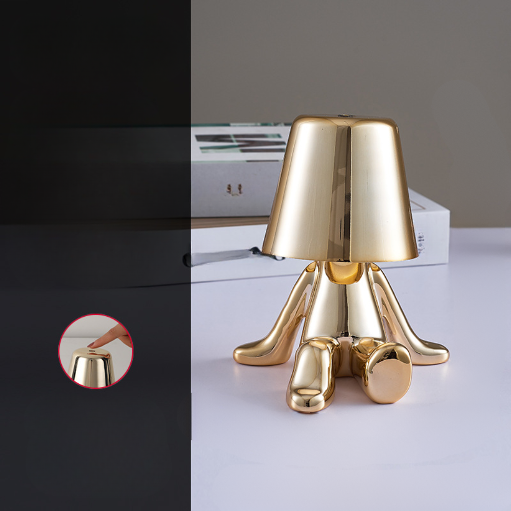GloRay - Lampada da tavolo multifunzione con funzione dimmerabile 