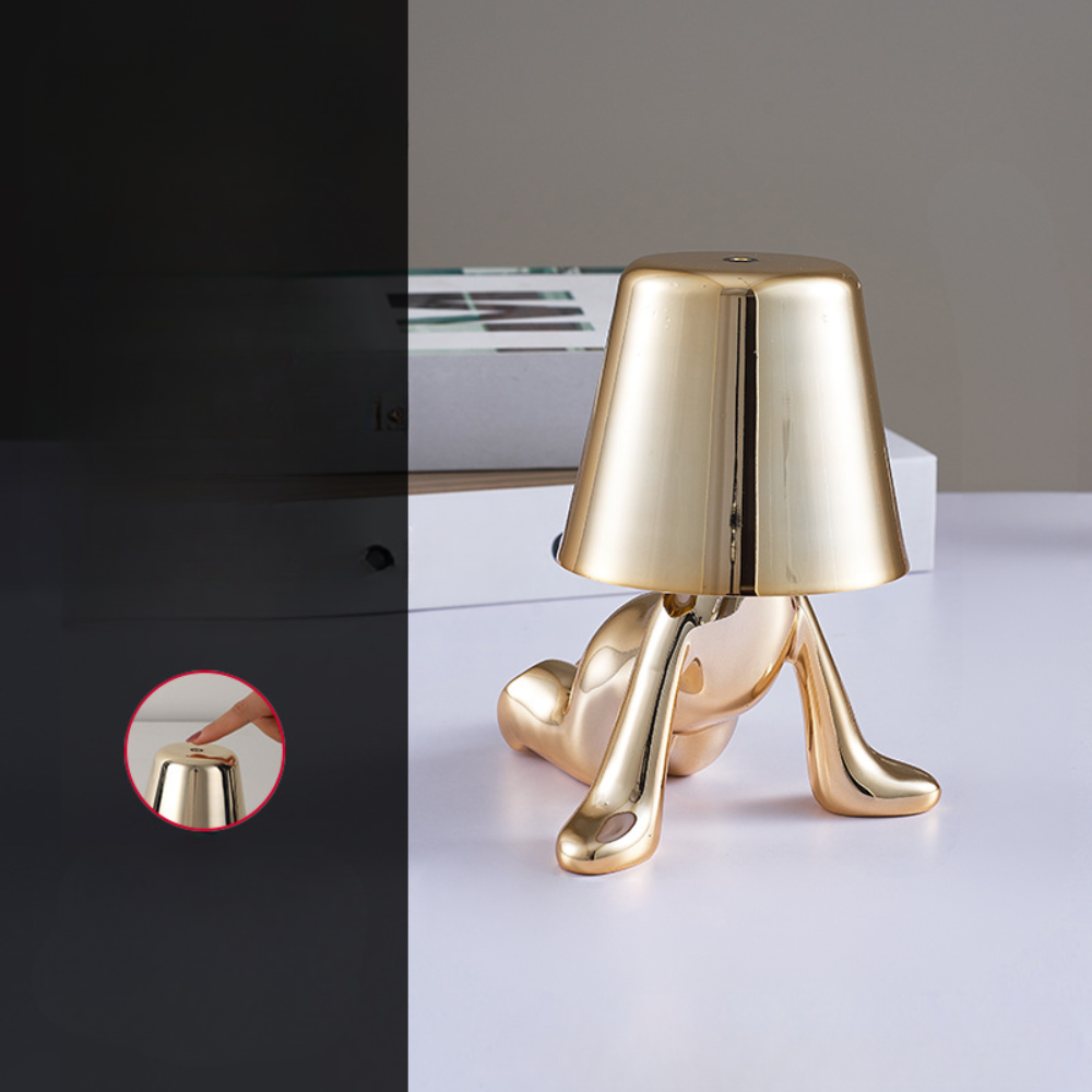 GloRay - Lampada da tavolo multifunzione con funzione dimmerabile 