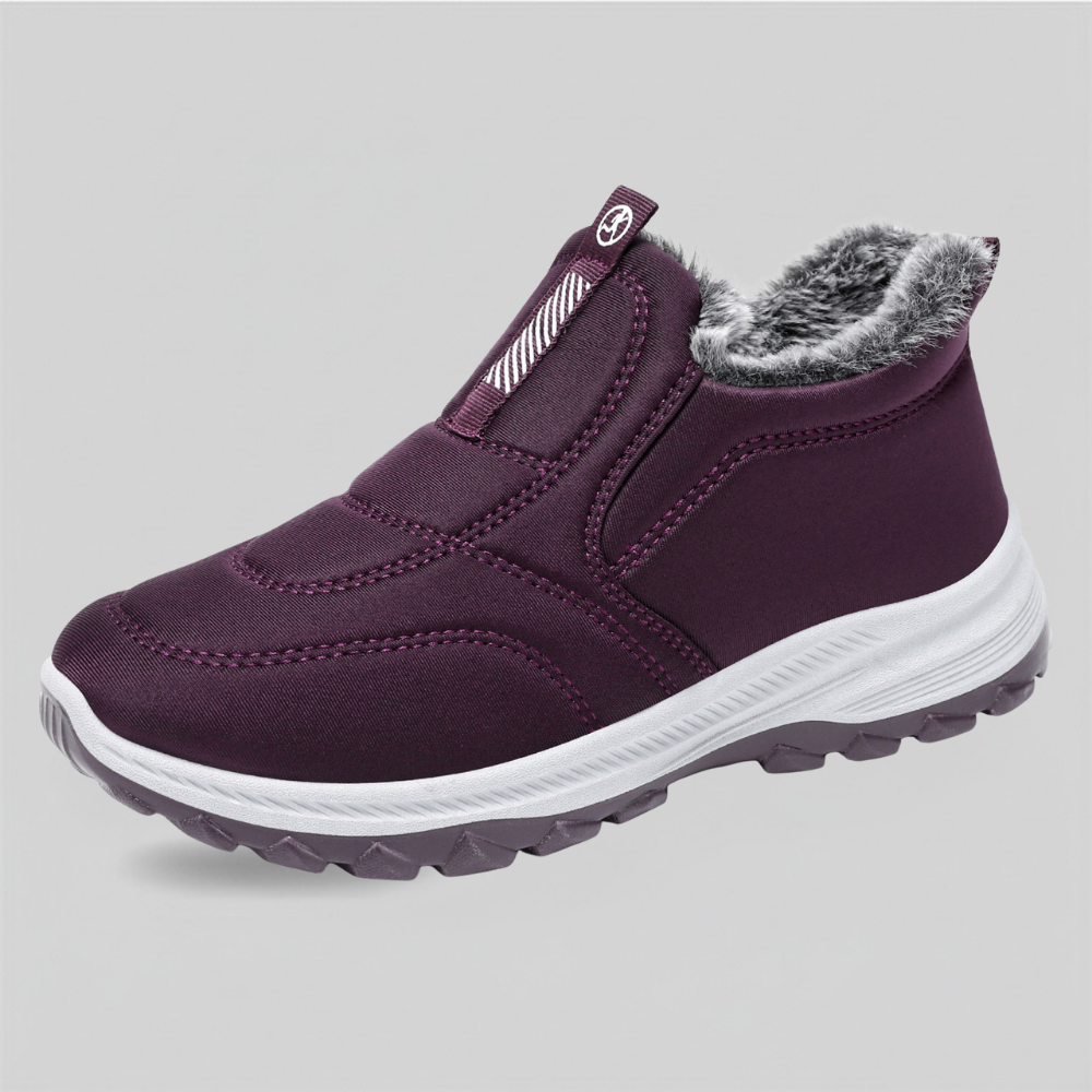 Winter Boots Women Men Padded Waterproof Hiking Shoes