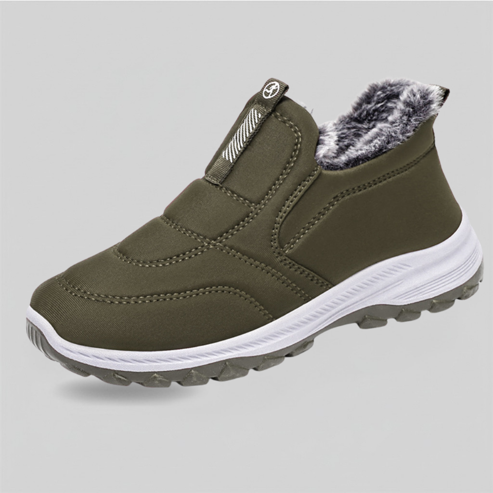 Winter Boots Women Men Padded Waterproof Hiking Shoes