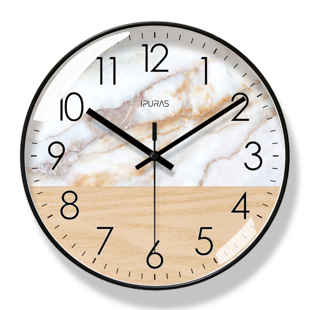 Orologio da parete di lusso in marmo