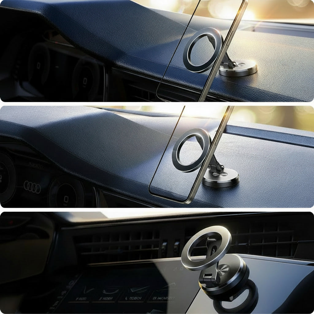 Car Phone Holder Magnetic Foldable Handsfree Car