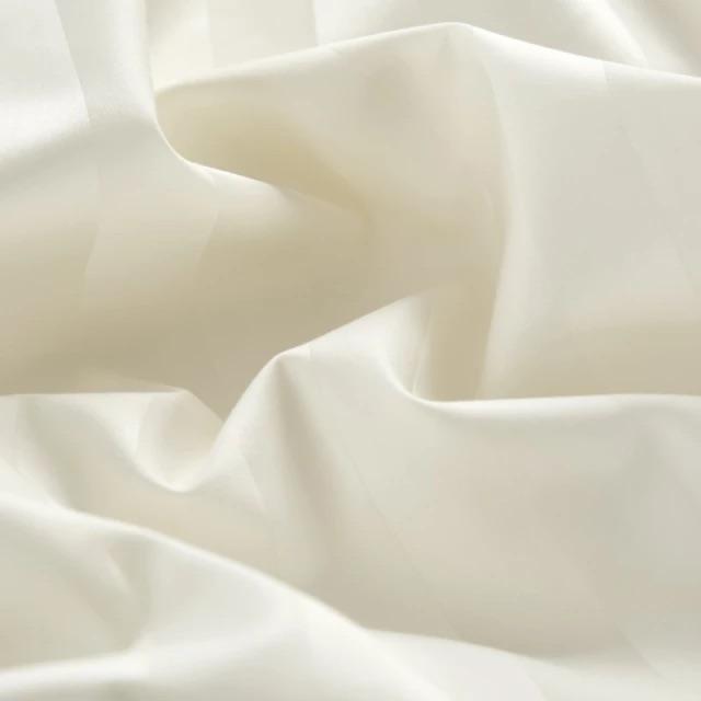 Conjunto de Capa de Edredão Serenity Cream (Algodão Egípcio)