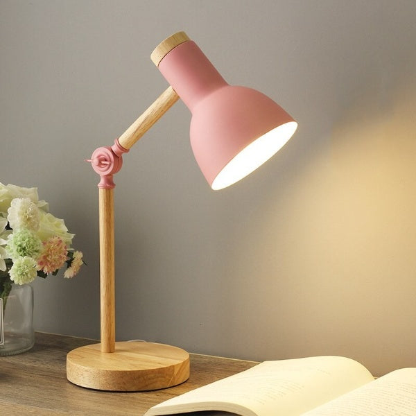 Lampada da lavoro LED in legno