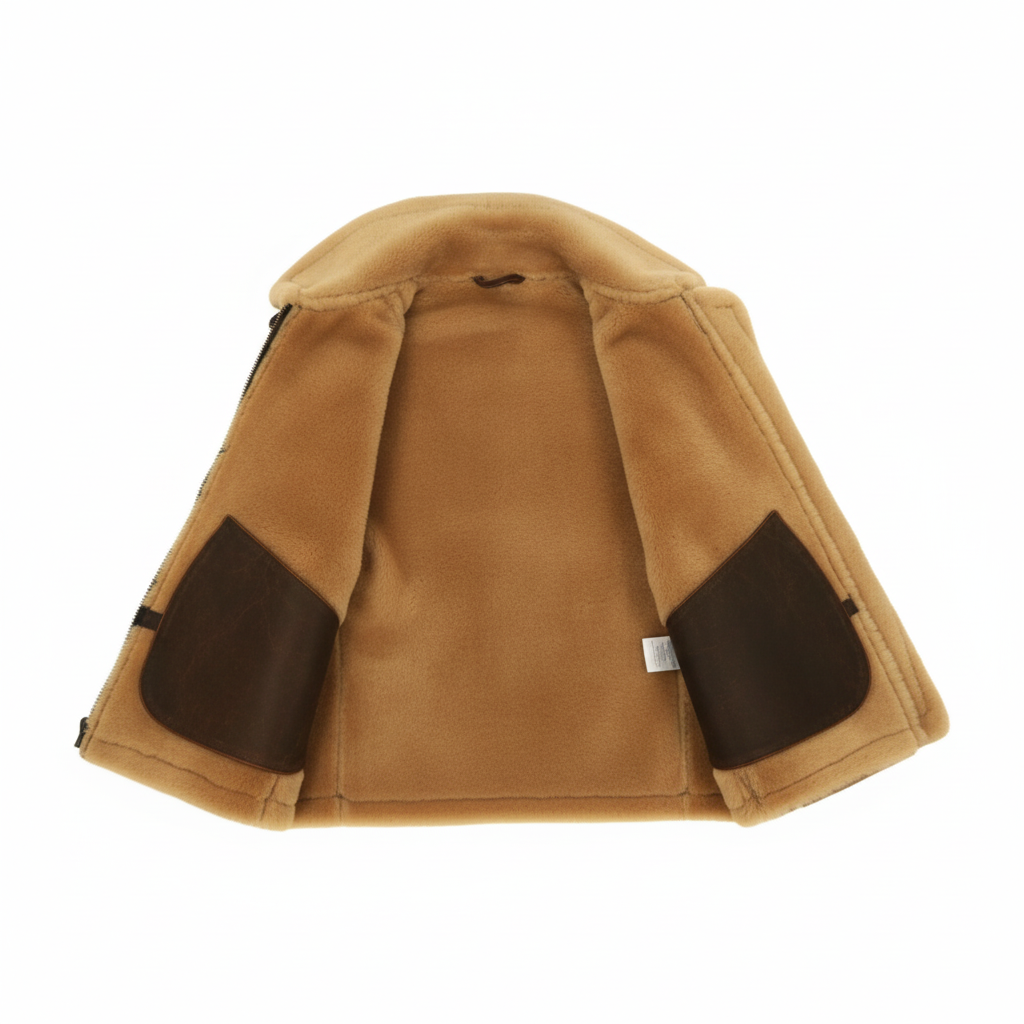 Giacca Pilota Vintage Fodera Calda Giorni Freddi