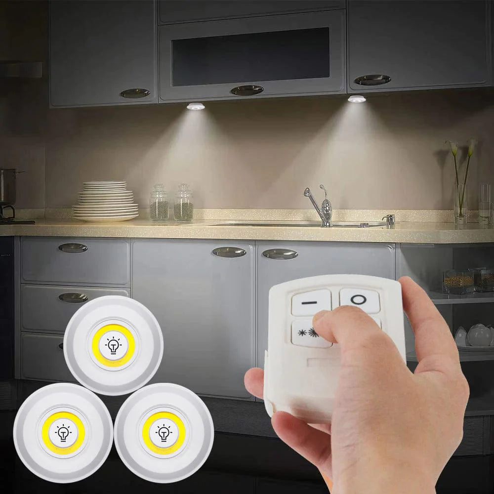 Lampade Notturne LED Intelligenti con Telecomando (Set da 5)