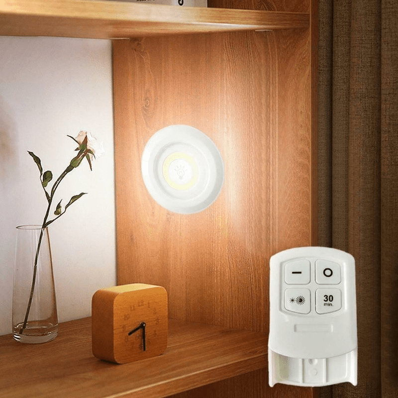Lampade Notturne LED Intelligenti con Telecomando (Set da 5)
